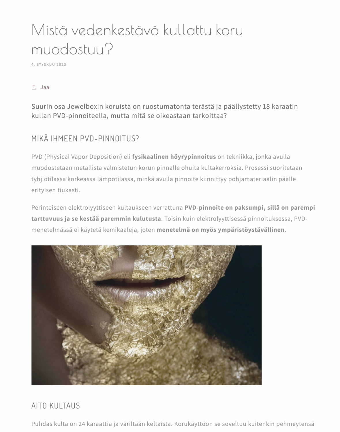 Jewelbox pop-up screenshot